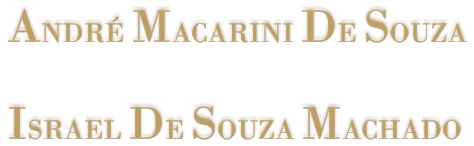 ANDR MACARINI DE SOUZA  ISRAEL DE SOUZA MACHADO